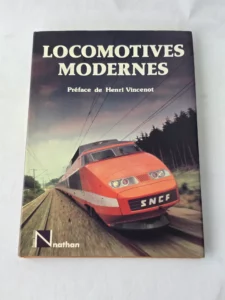 Couverture du livre Locomotives Modernes Nathan avec locomotive moderne