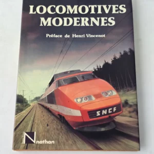 Couverture du livre Locomotives Modernes Nathan avec locomotive moderne