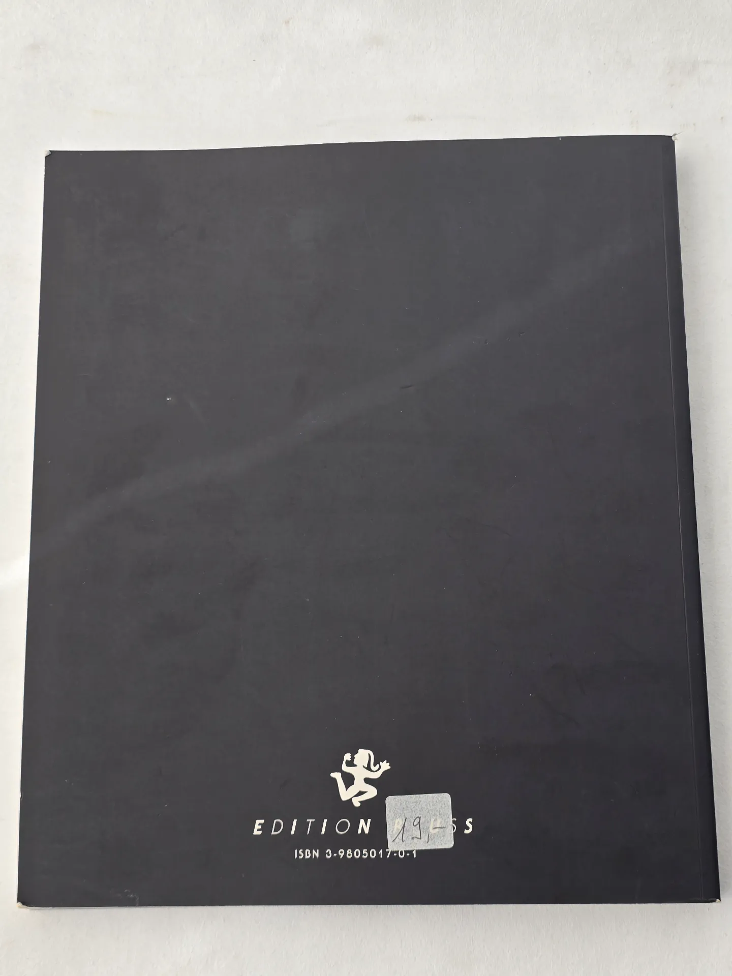 Dos du livre Body Vision – Lithuanian Nudes, Edition Liss, avec ISBN.