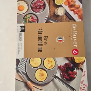 Coffret De Buyer Box Brunchtime édition limitée avec poêle 3 compartiments.