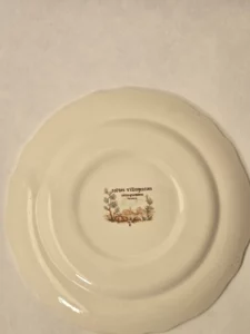 Tampon Sarreguemines Scènes Villageoises Terre de Fer France