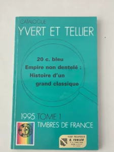 Catalogue Yvert et Tellier 1995 Tome 1 – Timbres de France