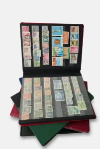 albums de timbres anciens pages interieures collection philatelie monde