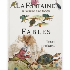 Couverture du livre « La Fontaine — Fables », édition illustrée par Born, couverture rigide